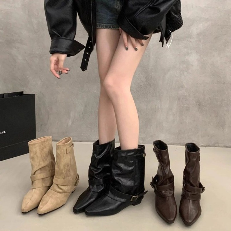 รองเท้าบูทหุ้มข้อสไตล์เกาหลีสำ - Modern Korean Lifestyle บทวิจารณ์และราคา
