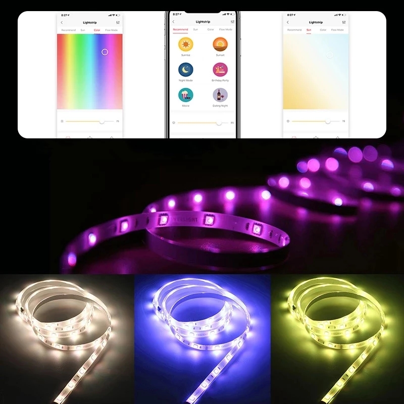 Yeelight Aurora Smart 2M แถบไฟ - Yeelight Light Lightstrip บทวิจารณ์และราคา