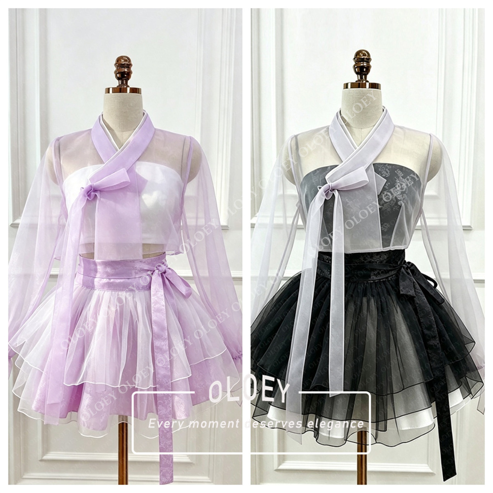 ชุดฮันบกสั้นสีดำแดงสไตล์โมเดิร - Modern Korean Lifestyle บทวิจารณ์และราคา